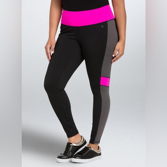 Torrid Active Colorblock Leggings - Picture 1 of 8